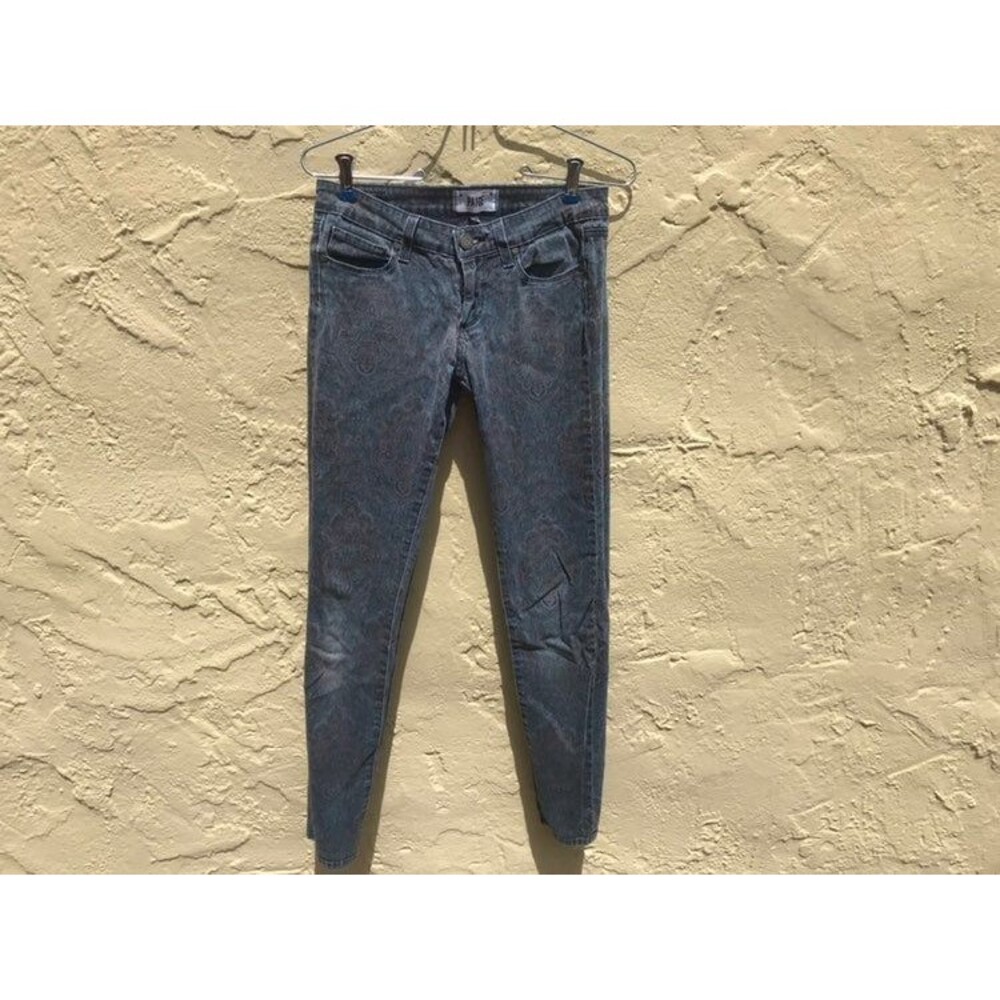 Paige jeans paisley stretch pattern